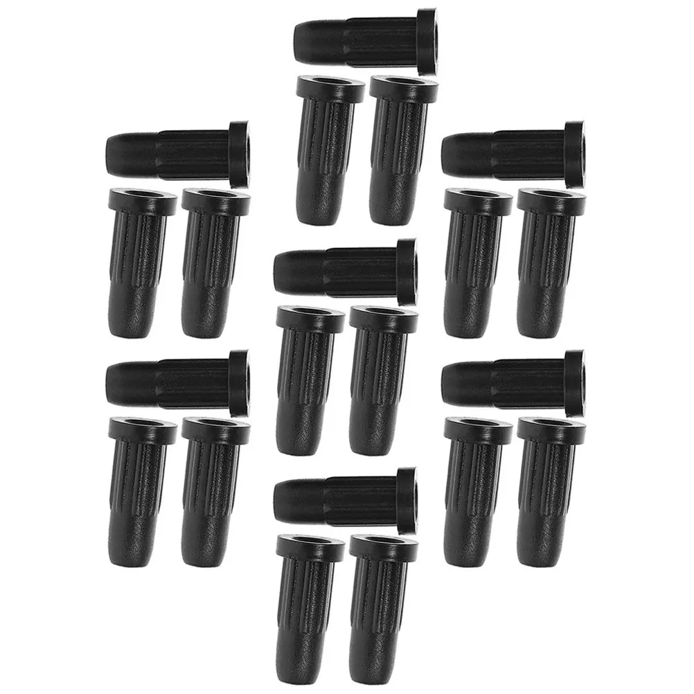 20Pcs Office Chair Swivel Caster Protector Nylon Chair Wheel Stopper Cover Stable Fit for Dining Kitchen Patio Desk Bar Stools