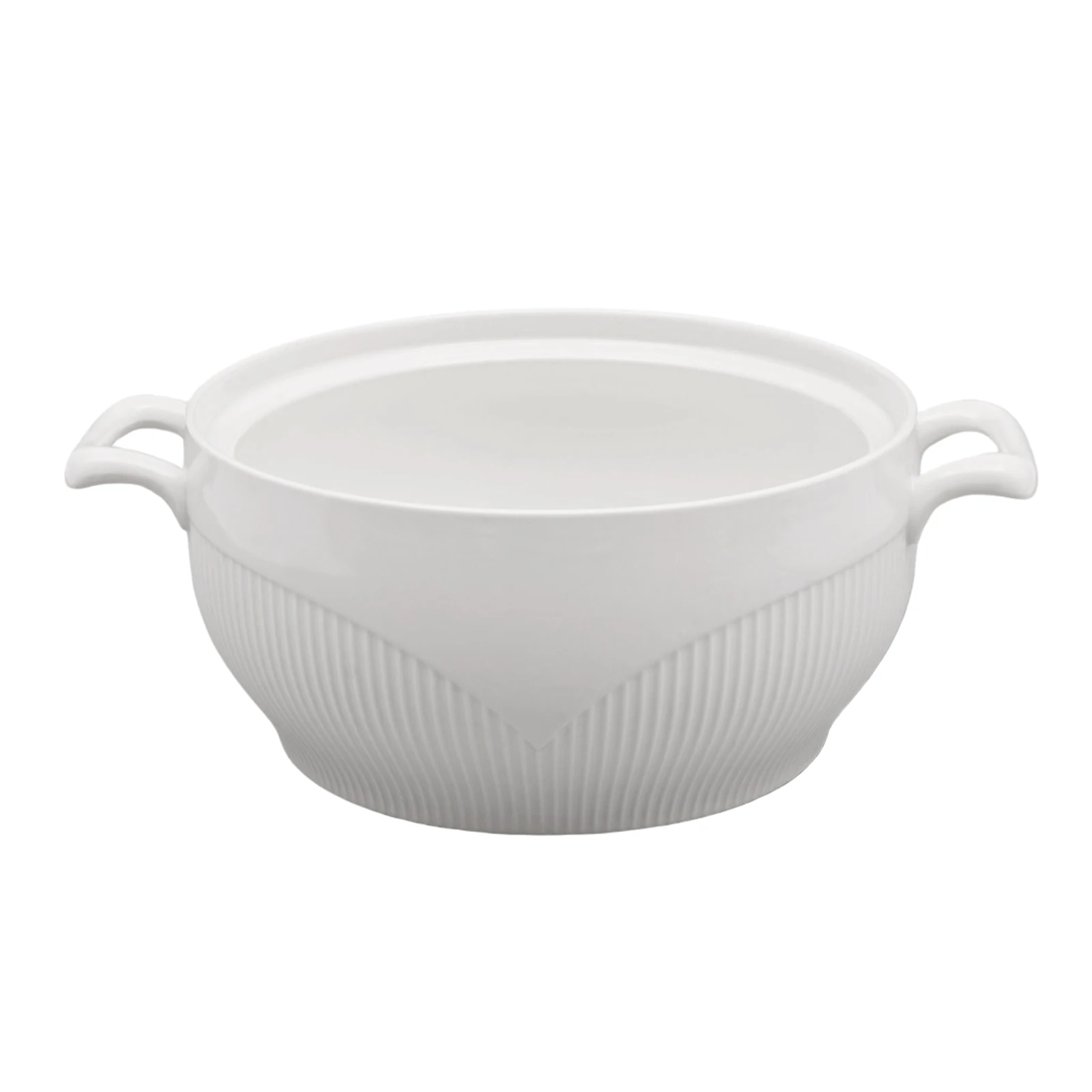 25*13.5cm1500ml Ceramic Soup Tureen Porcelain Serving Soup Tureen with Practical Soup Ladle Ceramic Glass