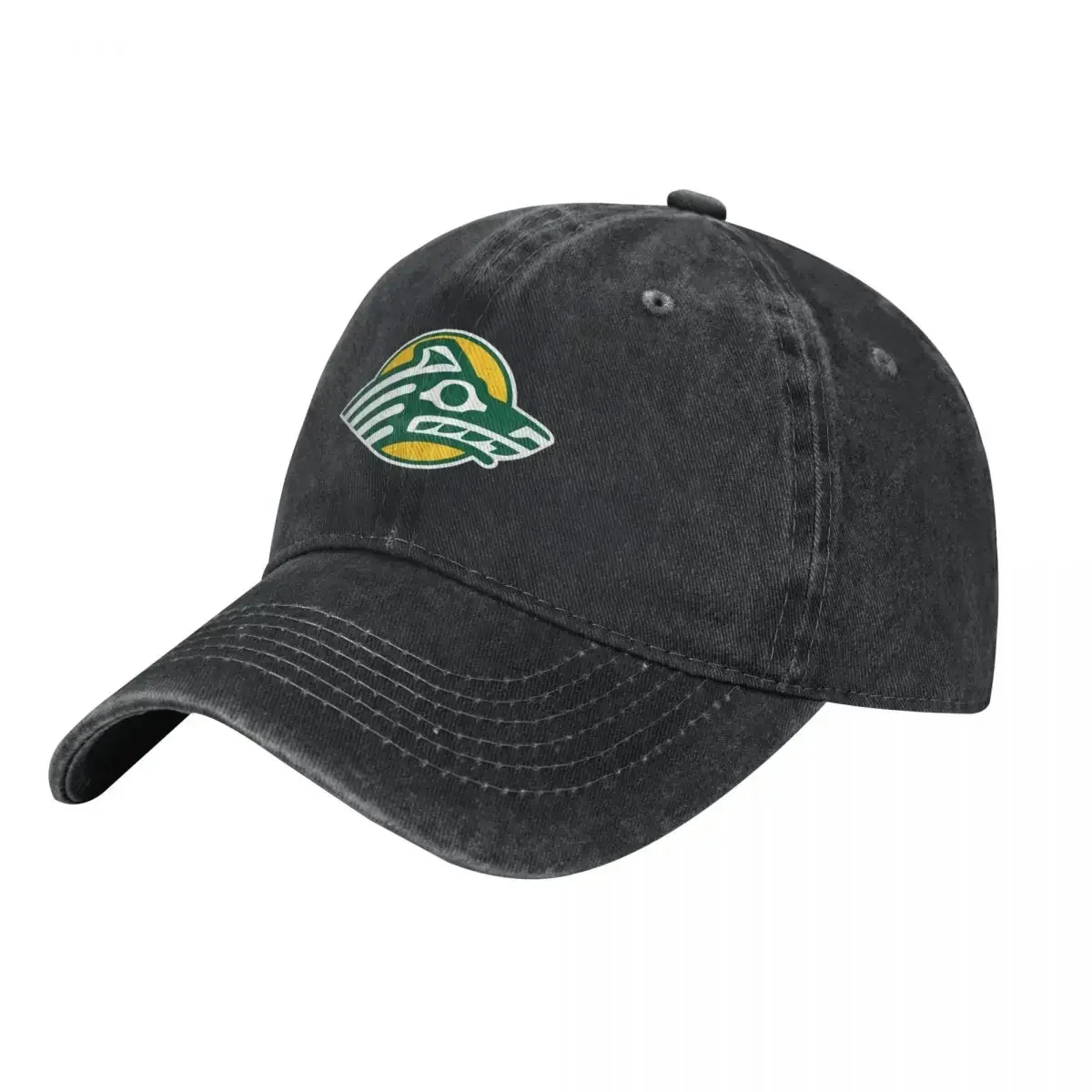 Alaska Anchorage Seawolves ice hockey icons Baseball Cap Bobble Hat Golf Hat Man Snap Back Hat Golf Men Women's