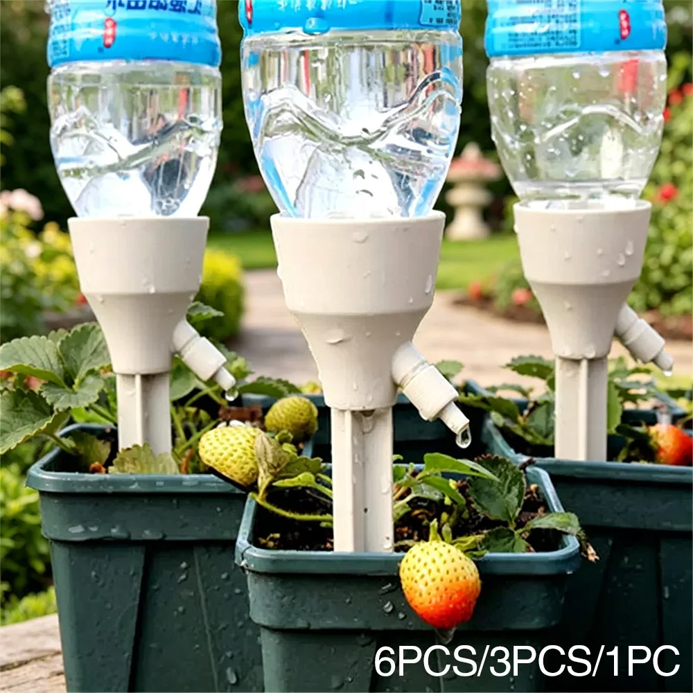 6/3/1 PCS Arroseur goutte-à-goutte pour plantes, dispositif d'arrosage automatique réglable, système d'auto-arrosage pour fleurs en pot domestiques, aiguille d'arrosage pour jardin