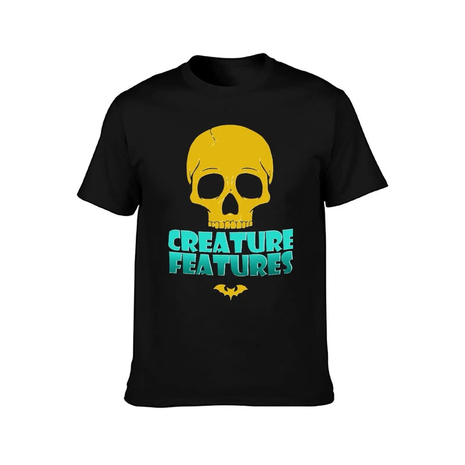 Creature Features Logo T-Shirt Sports Casual Breathable Tee Shirt T-Shirt
