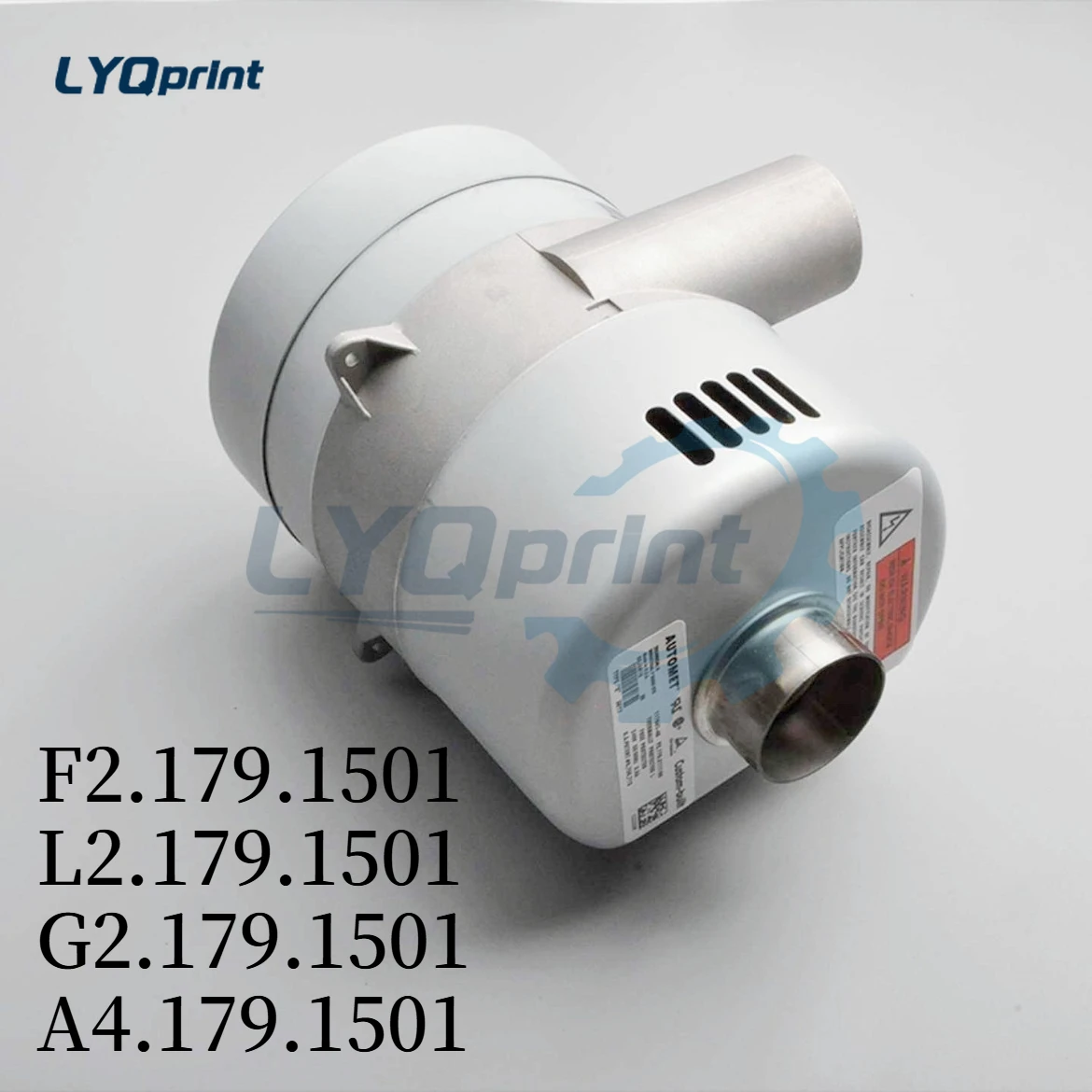 Heidelberg CD102 SM74 Paper Take-up Fan Air Pump F2.179.1501 L2.179.1501 G2.179.1501 A4.179.1501 Fan SM52 Heidelberg Spare Parts