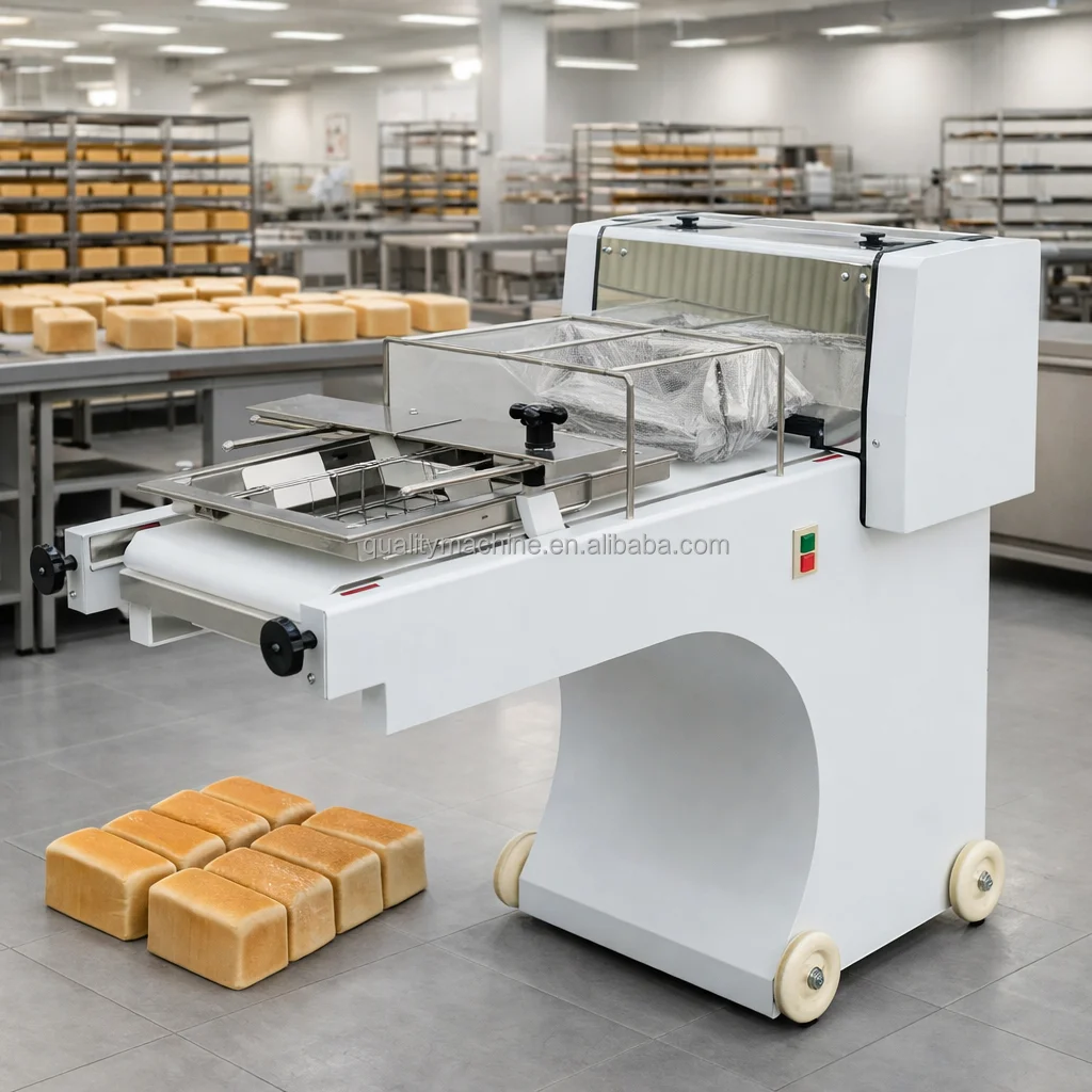 

Mini French Baguette and Loaf Moulder Machine Small Bakery with Dough Divider and Toast Shaping Capabilities