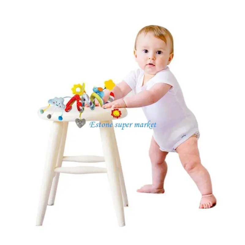 090B lit bébé autour poussette, berceau pare-chocs, Clip avec hochet Animal, jouets suspendus pour 0 à 24