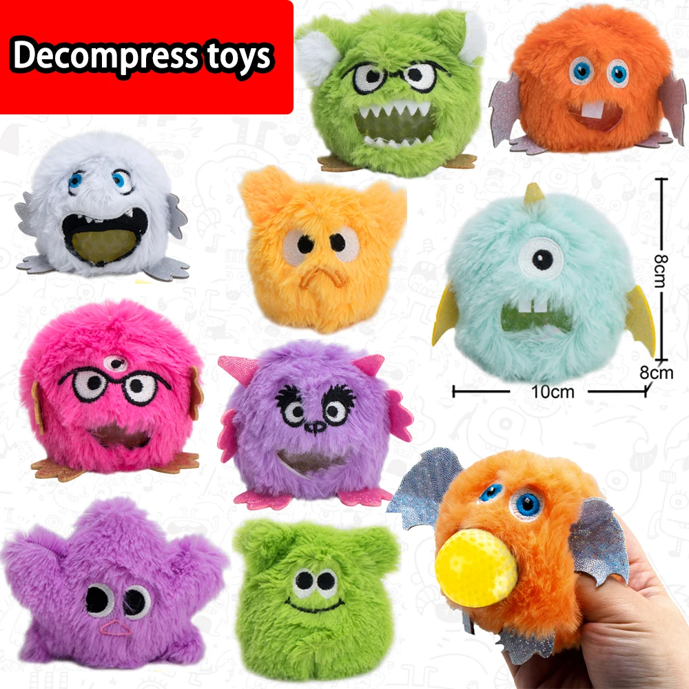 Animales lindos de Halloween, dinosaurios, niños de peluche, ventilación de rompecabezas, descompresión, pellizco, pellizco Le Grapevine Party,