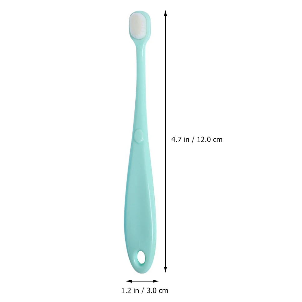 

2pcs 'S Toothbrush Toddler Oral Care Cleaner Ultra-Fine Bristles Hanging Design Newborn Infant Teeth Cleaning