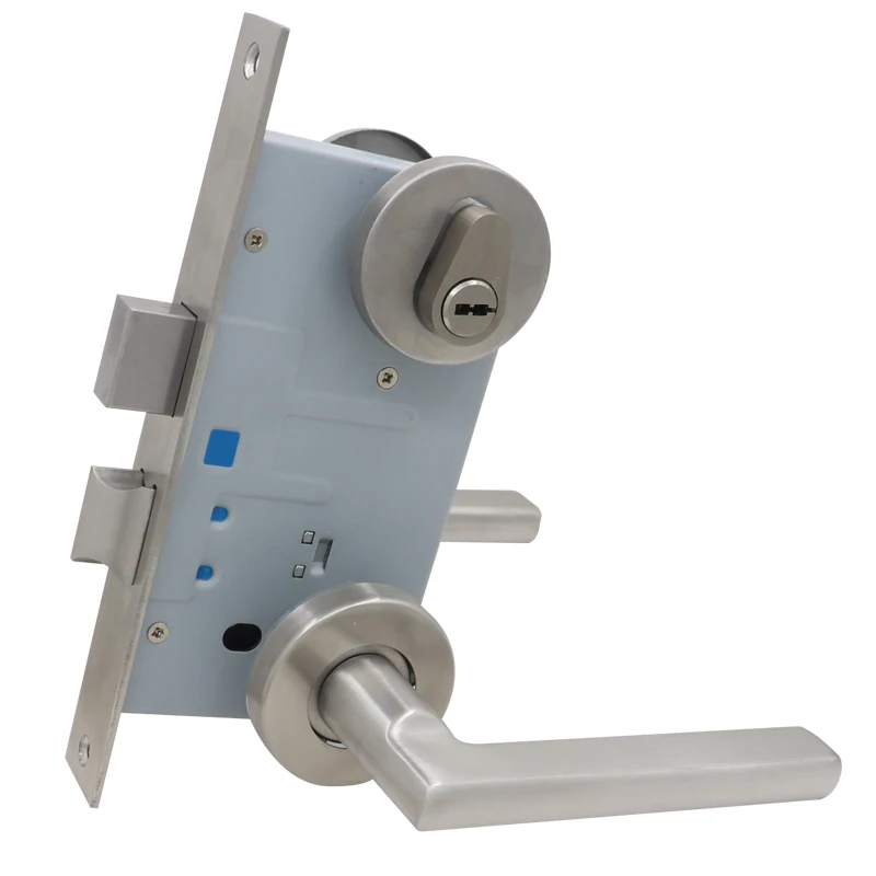 

304 stainless steel fire door lock full set of universal type won the bidding class A fire door lock channel super C fire lock c