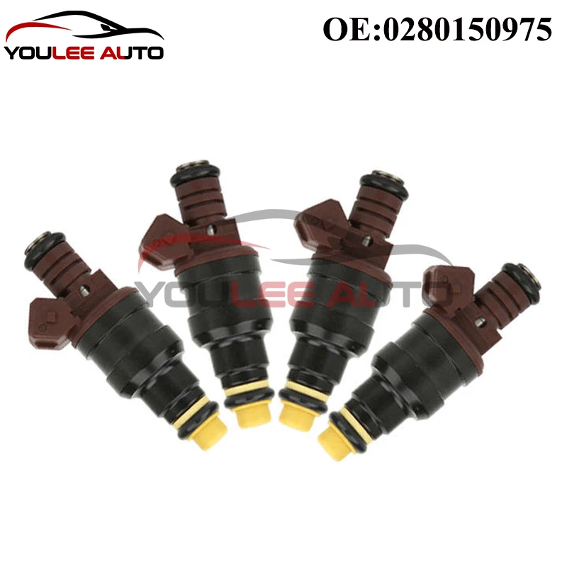 

4 шт. 0280150975 топливные форсунки для Chevrolet C-K OMEGA S10 BLAZER SILVERADO 4,1 Fiat UNO 1,4 автомобильные аксессуары