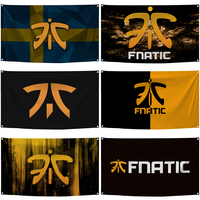 60x90cm 90x150 CS GO MAJOR FNATICS Squads club Respon support Flag Banner Tapestry curtain