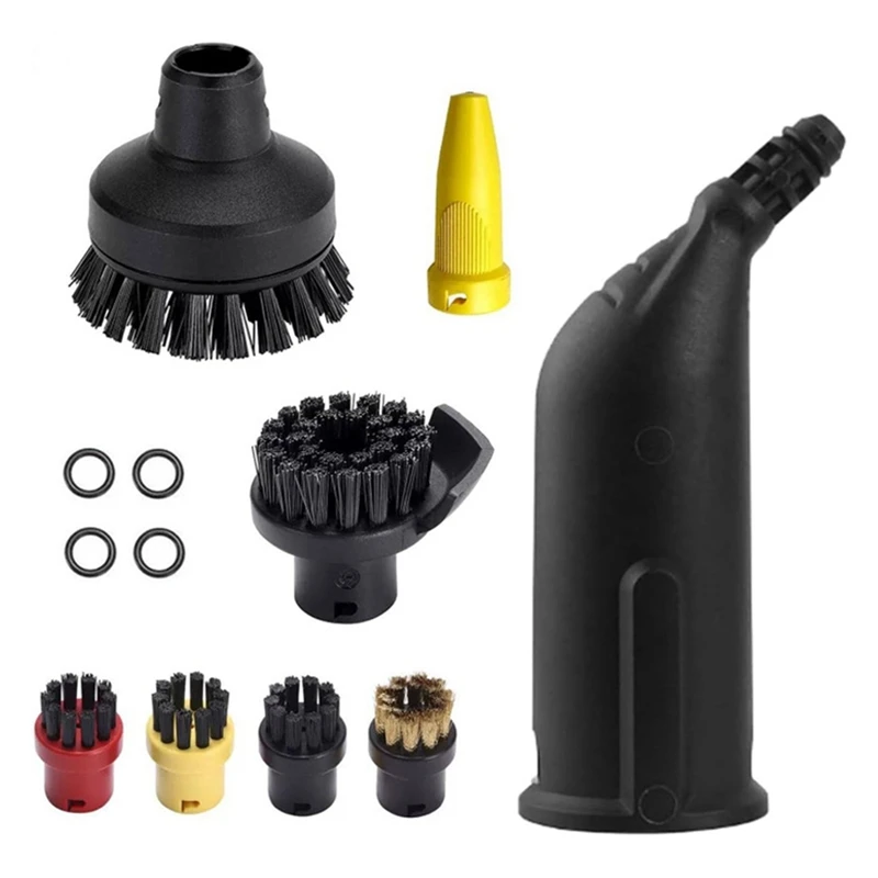 Common Nozzle Brush Set For Karcher SC1 SC2 SC3 SC4 SC5 SC7 Steam Cleaner Replacement Parts Stubborn Stain Removal