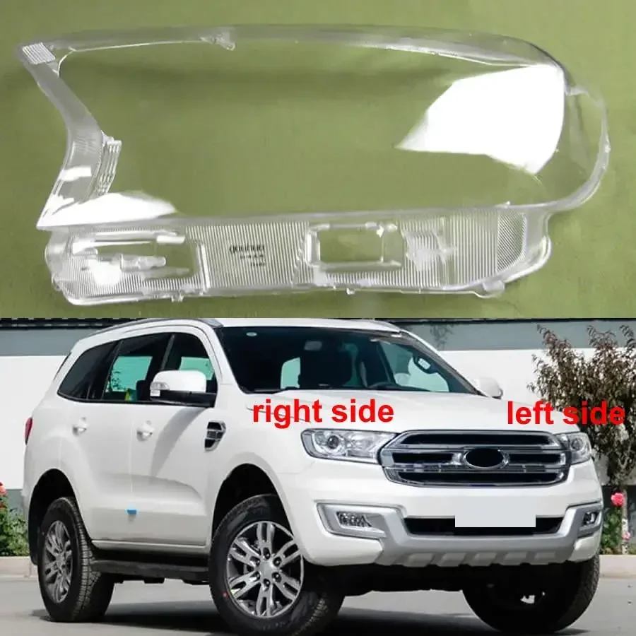 

For JMC Ford Everest 2016-2020 Car Accessories Transparent Cover Headlights Shell Lampshade Lens Headlamp Housing Plexiglass