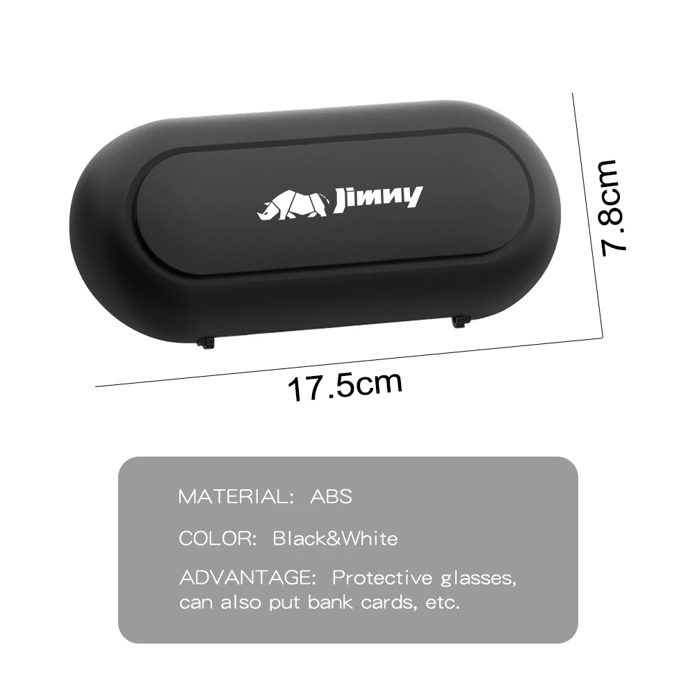 Car Sun Visor Buckle Glasses Case Organizer Storage Box For Suzuki Jimny jb74 jb43 jb64 jb53 jb32 jb23 Auto Interior Accessories