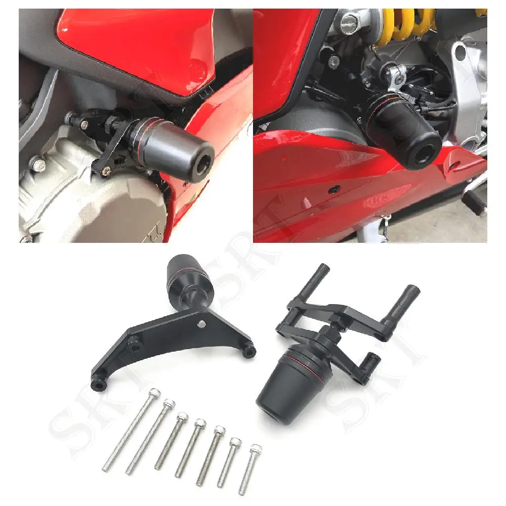 

Fits for Ducati V4 V4S Panigale ABS 2018 2019 2020 2021 Motorcycle Frame Crash Sliders Engine Falling Protector Slider Kits