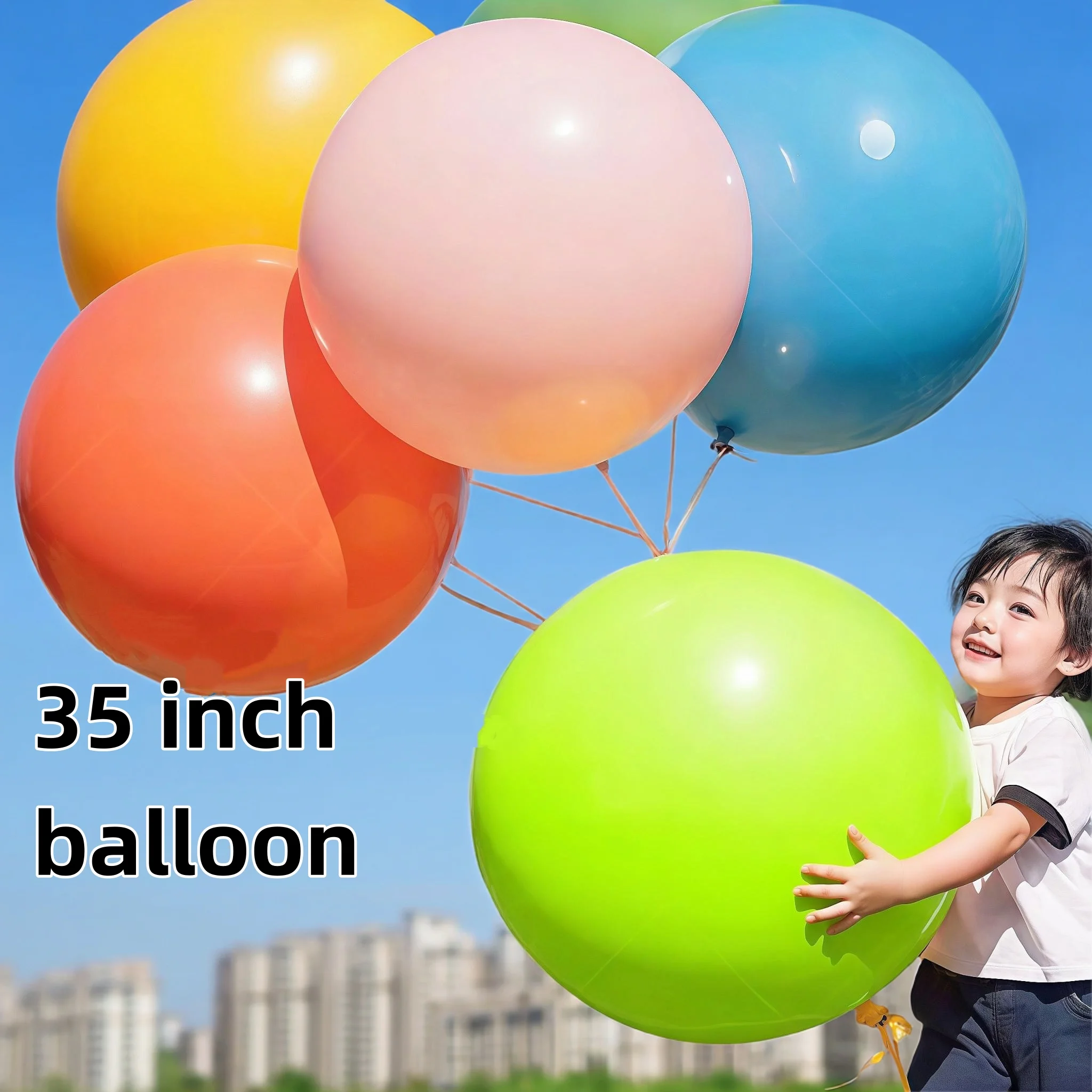 3 Stück 35 Zoll Süßigkeiten-Latex-Luftballons – große Luftglobos, Babyparty, Hochzeit, Geburtstag, Party, Dekoration, Kindergeschenk, Spielzeug