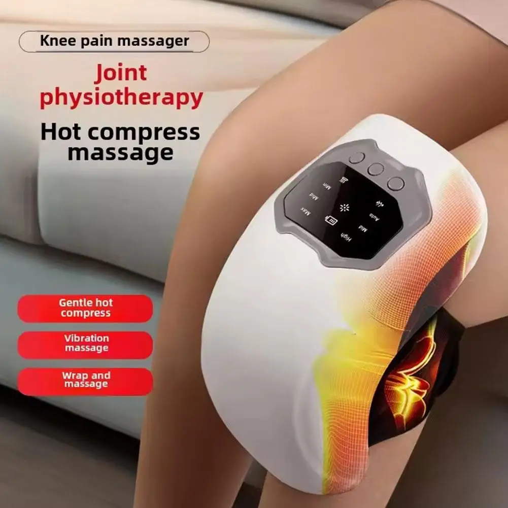 

Infrared Hot Compress Knee Massager Smart Vibration Therapy Elbow Shoulder Relaxing Knee Joint Health Care masajeador