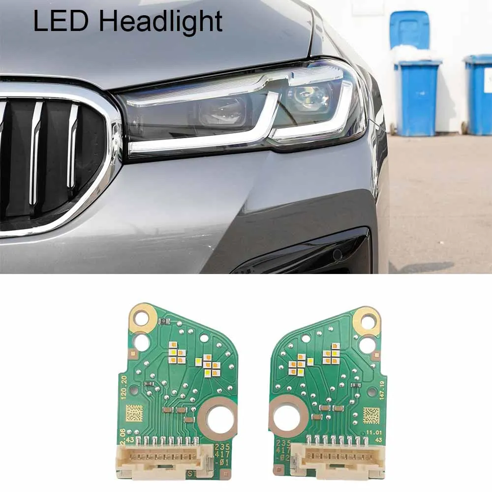 Daytime Running Light Turn Signal LED Chips 23508301 23508302 For BMW G30 G38 LCI 2020 2021 LED Laser Headlight Angel Eyes DRL