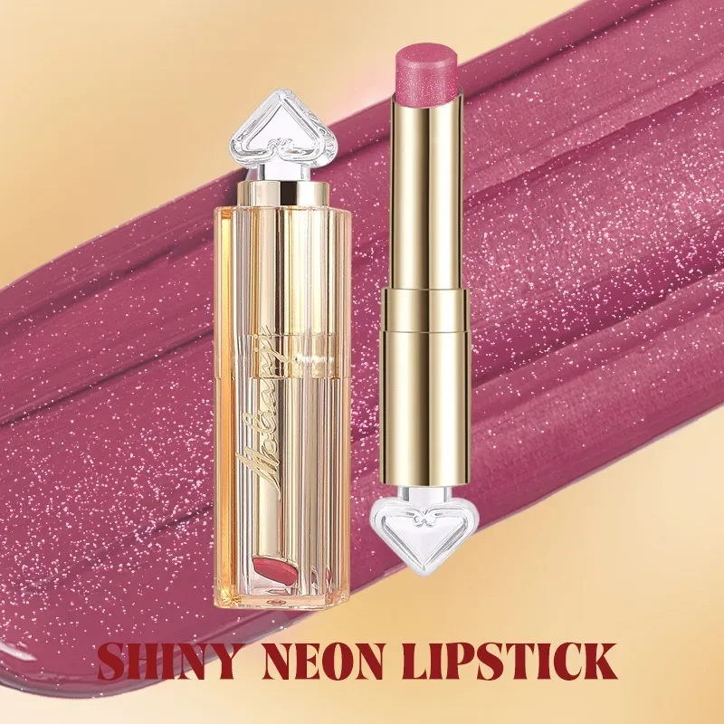 2pcs-Color-Shifting Sparkling Lipstick - Moisturizing & Transfer-Proof, Thermal Adaptive Color with Glitter, for Halloween