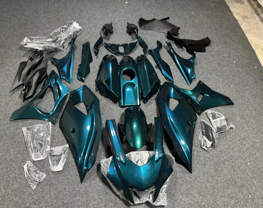 4Gifts New ABS Motorcycle Full Fairings Kit Fit For YAMAHA R7 2022 2023 2024 2025 Bodywork Set Green