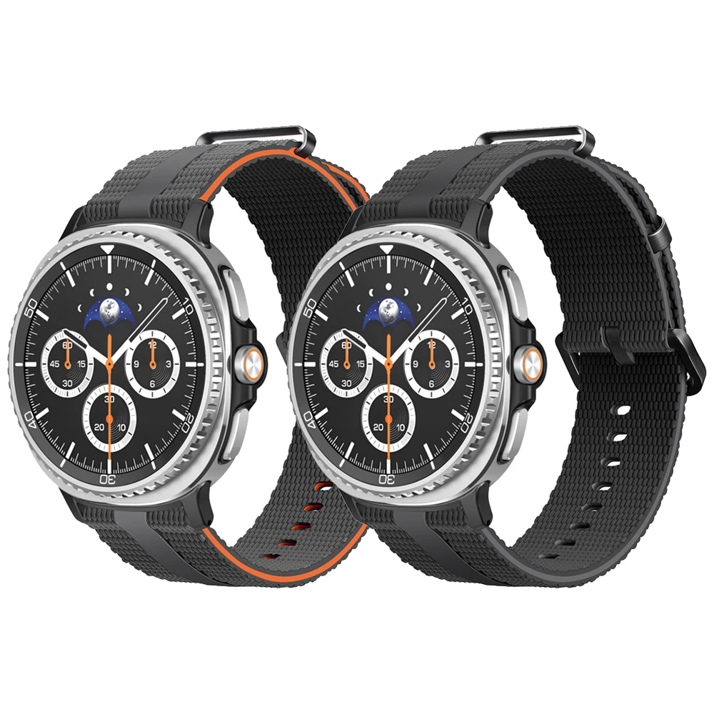 Silikon-Uhrenarmband für Samsung Galaxy Watch 8 Classic 46mm Athleisure Sport Style Armband für Samsung Watch8 44mm 40mm