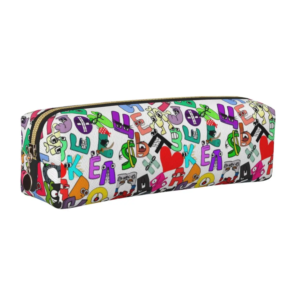 

Alphabet Lore 26 Letters Pencil Cases Cute Pen Bag Girl Boy Big Capacity Students School Zipper Pencilcases