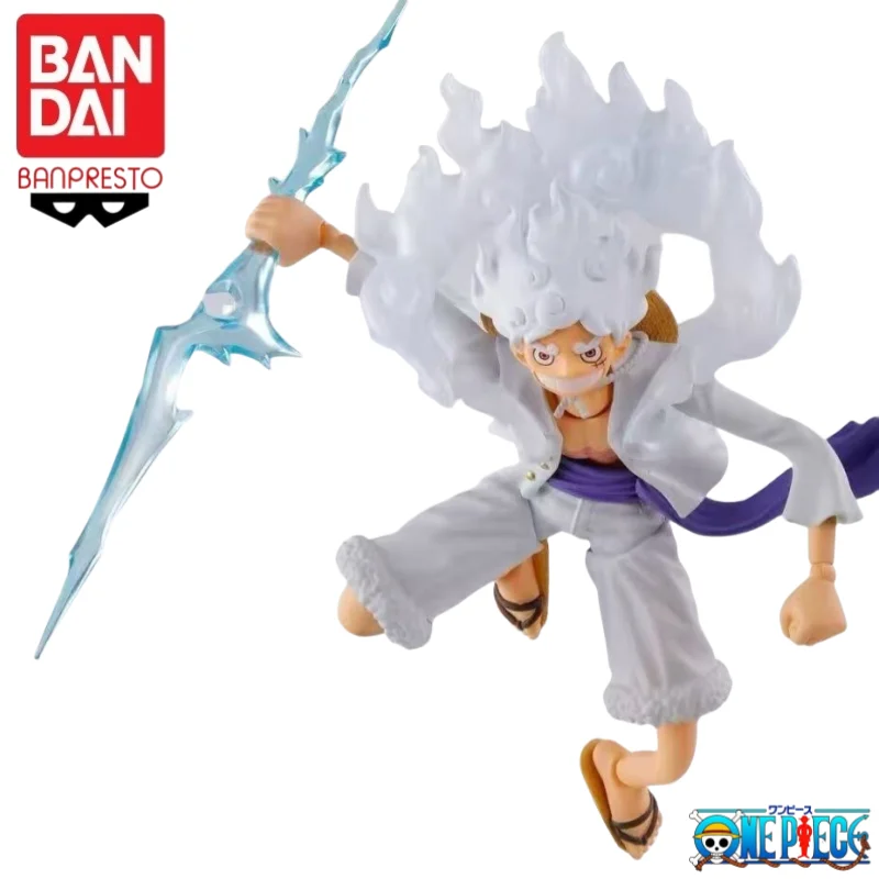 En Stock Original Bandai S H Figuarts One Piece Anime mercancía quinto engranaje Luffy figura de acción articulada Gk estatua modelo de juguete