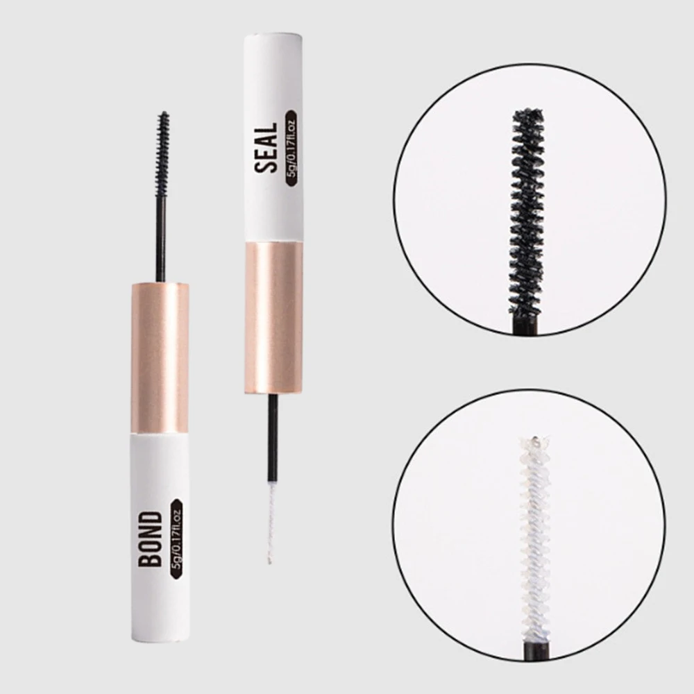 1/2/4PCS Does Not Pierce Eyes Long Lasting Mascara Eyelash Raincoat Double Effect Eyelashes Double Tube Mascara Curly And Light