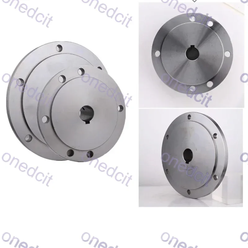 Flange Plate with Keyway Chuck Motor Shaft Flange,for Self Centering K11-125 K12-125,K72-125 Inner Hole 16-32mm