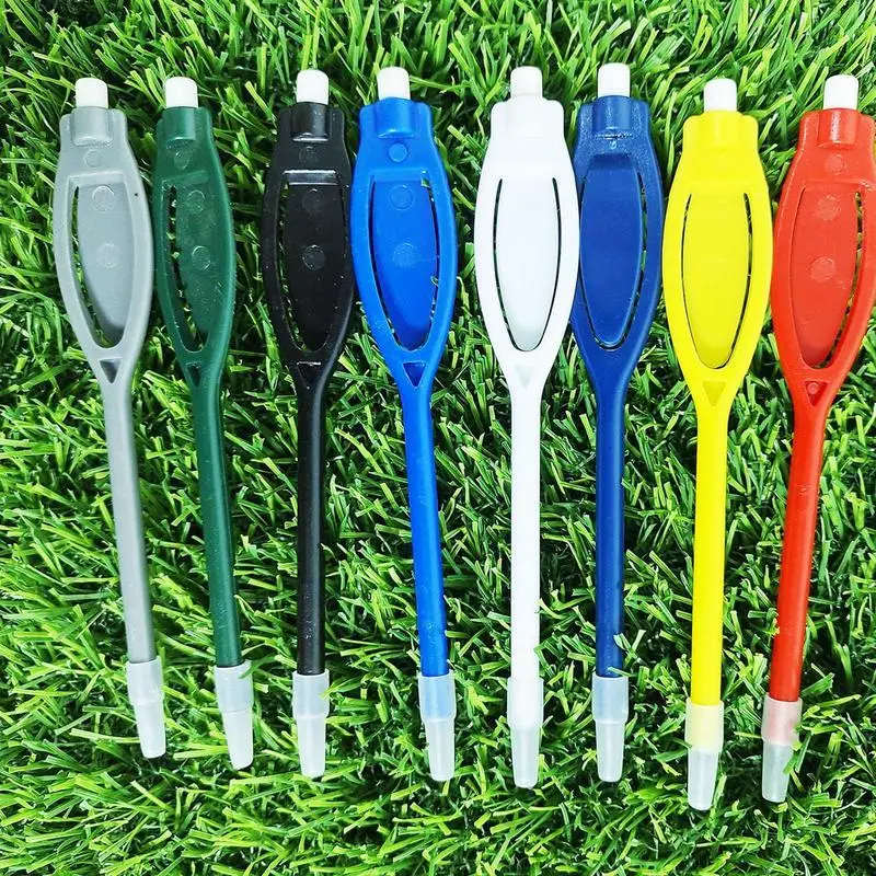 10Pcs Golf Scoring Pen Pencil Clip Scorecard Lead Scoring Golf Accessories Recording Score Tool Eraser Golf Marker Supplies