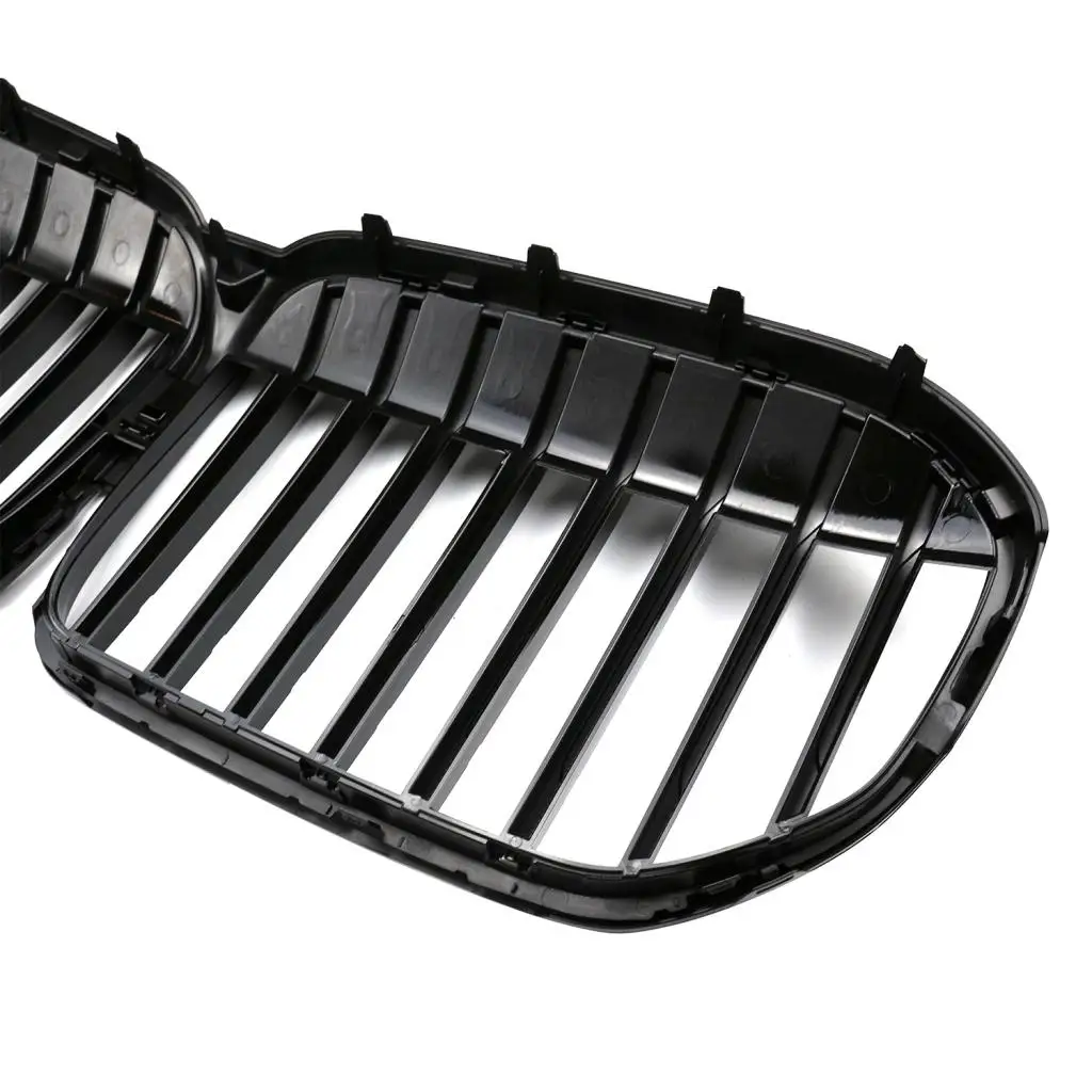 2019-2022 forBMW G11 G12 Single Line Gloss Black Carbon Fiber Grille 4