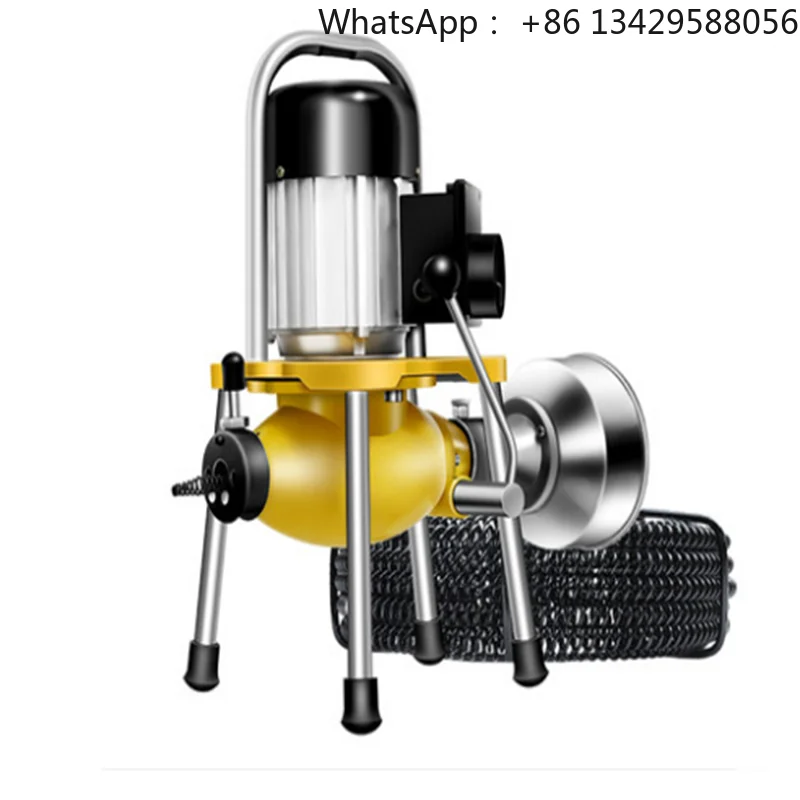 1500W Electric Pipe Dredging Machine Toilet Floor Cleaning Machine Home Profession Toilet Unclogger Drain Cleaning Out Tool