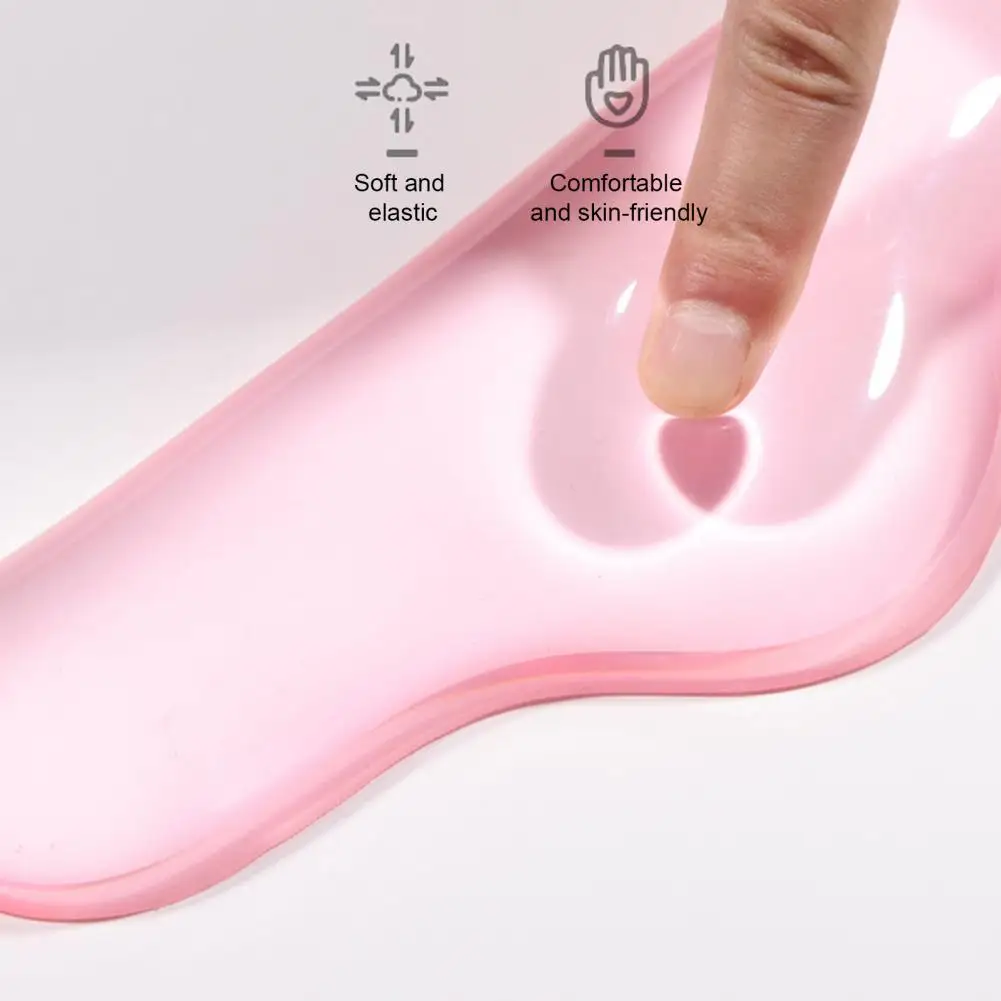 Small Wrist Pad Ergonomic Gel Wrist Set for Keyboard Silicone Soft Wrist Support Pads Comfortable Hand Relief for Office Gaming