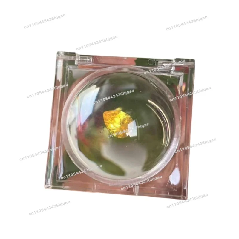 Gemstone Color Treasure Storage Box, Bare Diamond Jewelry Display Holder, Adsorption Small Self-adhesive Enlargement Twice,