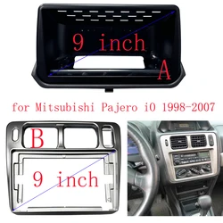 For MIT PAJERO TR4 9 INCH Frame Fascia For Pajero iO 1998-2007 Liebao Feiteng 2009-2013 Android GPS MP5 Stereo Player 2 Din Head