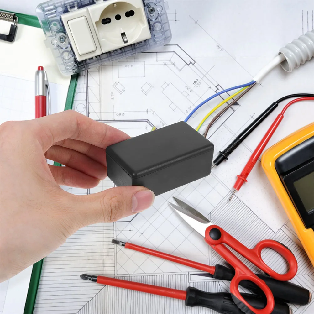 

3pcs Installation Plastic Enclosure for Electrical Projects Weatherproof Small Home Office Commercial Use Outdoor