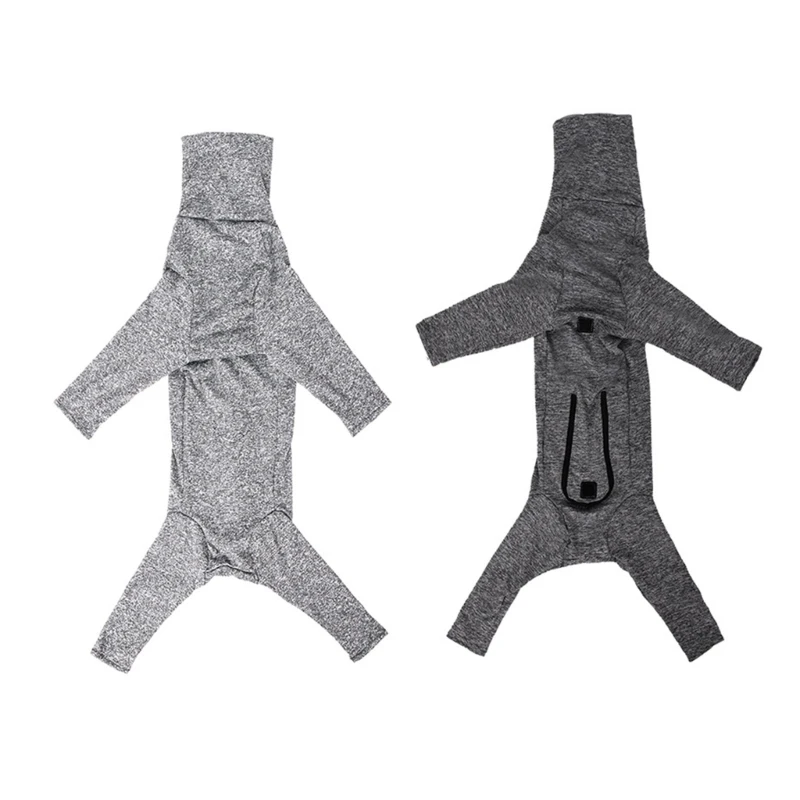 Breathable Dog Jumpsuit for After Anti-Shedding Hair Dogs Recovery Suit M76D