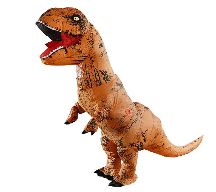 ชุดเป่าลมพลาสติกอุปกรณ์เสริมสำหรับไดโนเสาร์ T-Rex ชุดเป่าลม