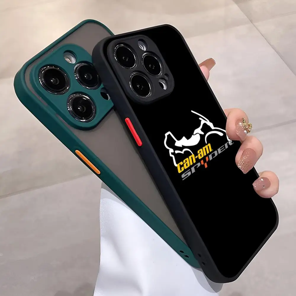 Чехол для телефона Wild Car Crazy Can-Am для IPhone 13 15ProMax 14 16 11 12 Pro Max Mini 8 Plus SE2020 XS Max XR, матовый черный чехол