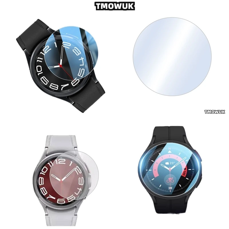 

For Samsung Galaxy Watch6 Classic 40mm Watch7 Ultra FE 47 44 43mm Military Spec Tempered Glass Screen Protector No Residue