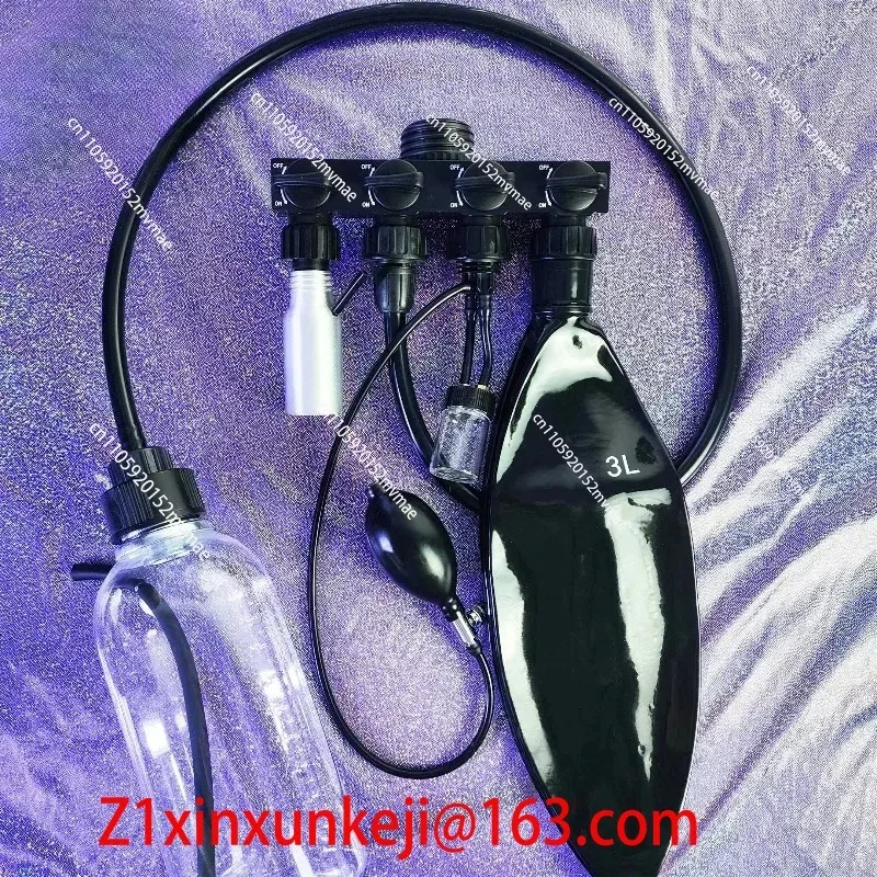 Mask One-to-four Connector Combiner Automatic Olfactory Device Latex Clothing Props Small Size Linkage