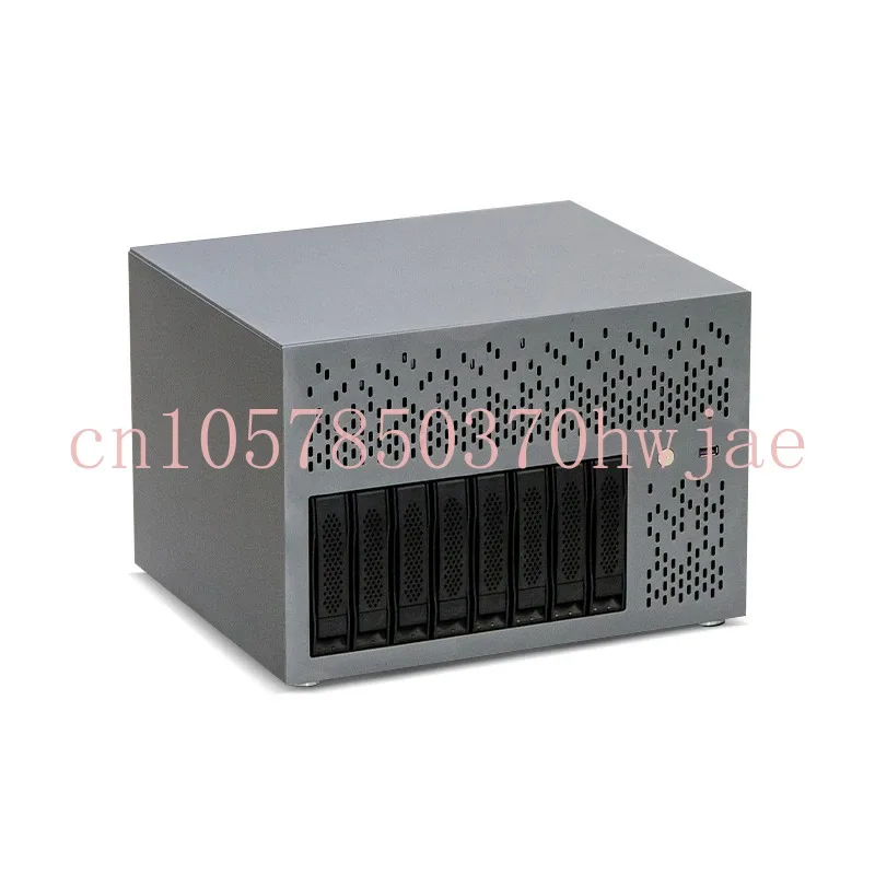 Centaur NAS/AIO chassis DIY8 disk ATX half height pcie black Qunhui SFX file storage server