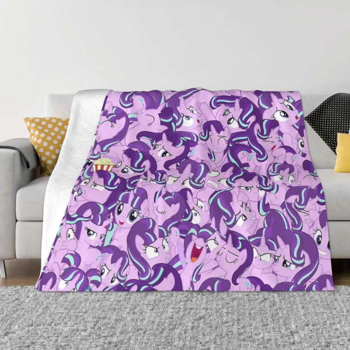 Starlight Glimmer Mess Quilt Blanket Throw Blanket Thin Wadding Blanket Throw Blanket