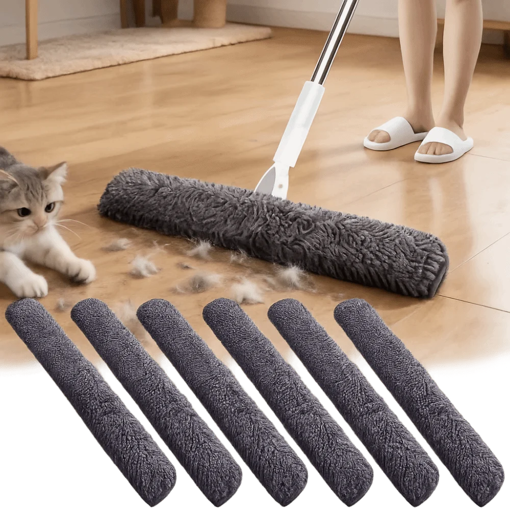 Microfiber Mop Cloth Cover Dust Removal Thick Magic Broom Cloth Reusable Washable Replaceable Mop Covers