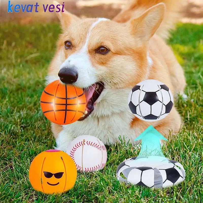 

Pet Dog Ball Toys Funny Bite-resistant Outdoor Dog Training Toy Elastic Puppy Teeth Cleaning Interactive Toy Dogs Accessoires