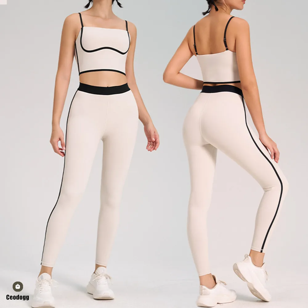 

2PCS Sportswear Women Yoga Set Gym Sportswear Fitness Legging Tracksuits Sports Bra Gym Pant Active Wear Suits XP354