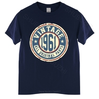 Men Cotton T Shirt Summer Brand Tshirt T Shirt Men vintage 1961 Comic Inscriptions Geek unisex t-shirt loose style