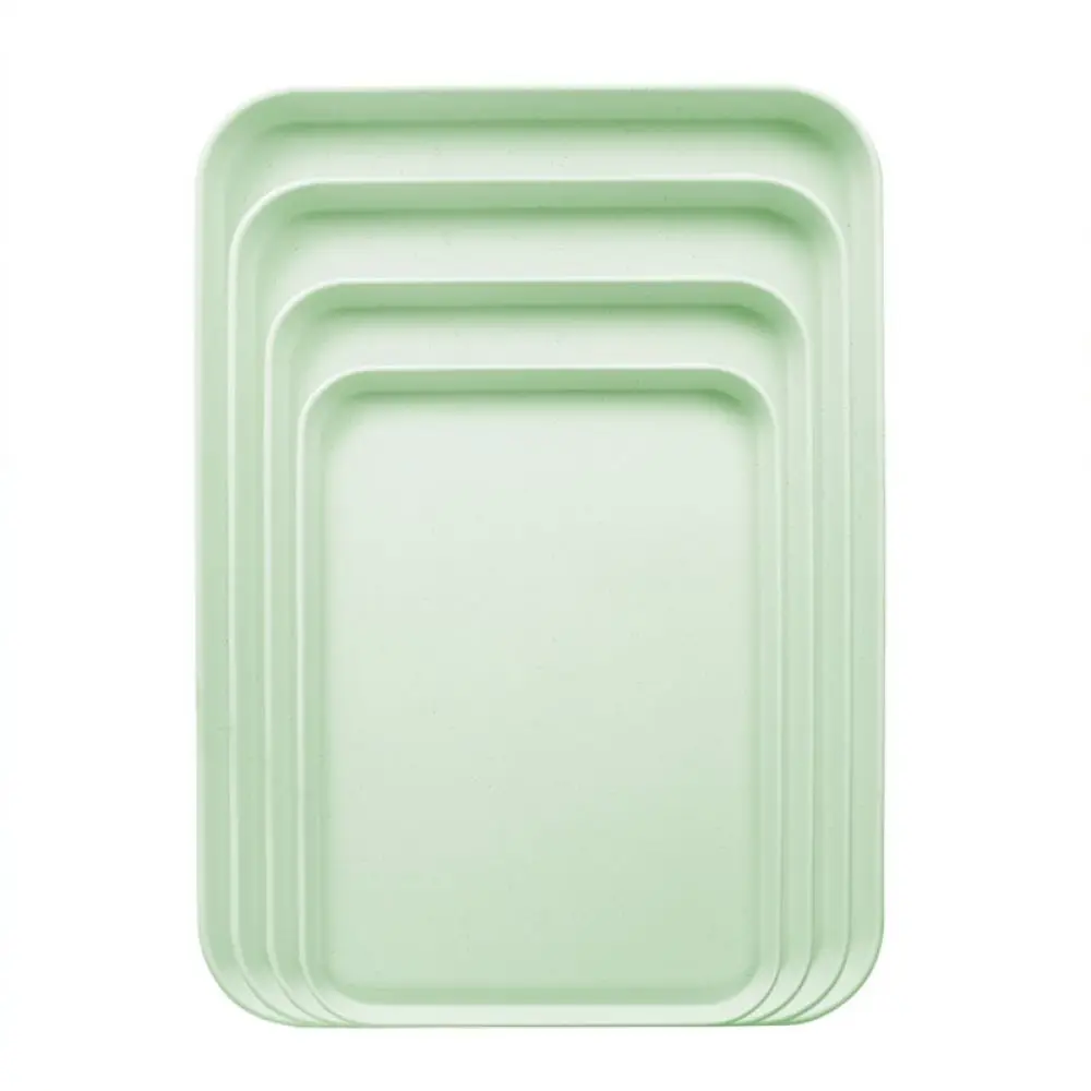 Elegant Nordic Plastic Tray Rectangular Serving Plate Modern Home Kitchen Decor Storage Organizer Snack Display