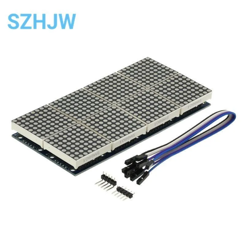 1 / 2 / 4 / 8-bit MAX7219 60×60 Dot Matrix Module Microcontroller LED Display Module For DIY KIT With Cable