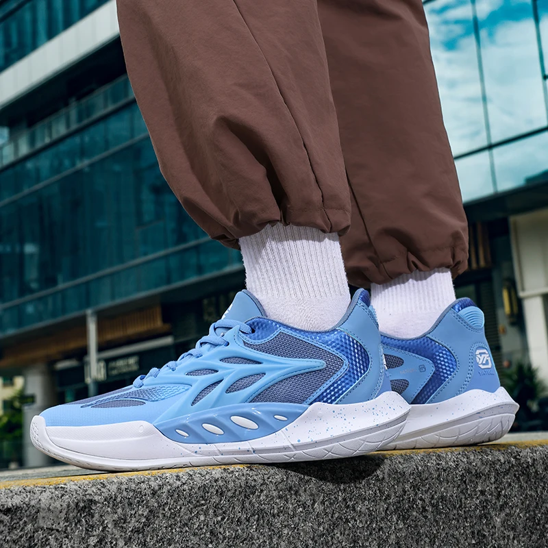 أحذية رياضية لكرة السلة للرجال، أحذية رياضية قابلة للتنفس، مضادة للانزلاق، يمكن ارتداؤها في صالة الألعاب الرياضية، أحذية الجري للرجال والنساء #4