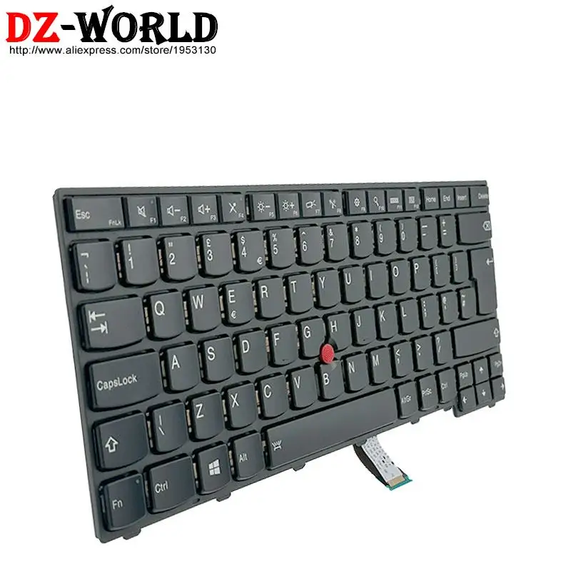 Imagem -05 - Teclado Inglês do Reino Unido para Lenovo Thinkpad T460 T440 T450 s L440 L450 L460 L470 E431 E440 Laptop 04y0891 04y2755 01en537 01ax339 Reino Unido