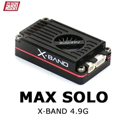 RushFpv Rush Max Solo 2.5W 2500mW 4.9Ghz 8CH X-Band Xband Vtx trasmettitore Video MMCX Plug guscio CNC per RC FPV Racing Drone